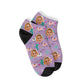 Custom Alpaca Sneaker Socks-Purple
