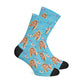 Custom Alpaca Socks-Blue