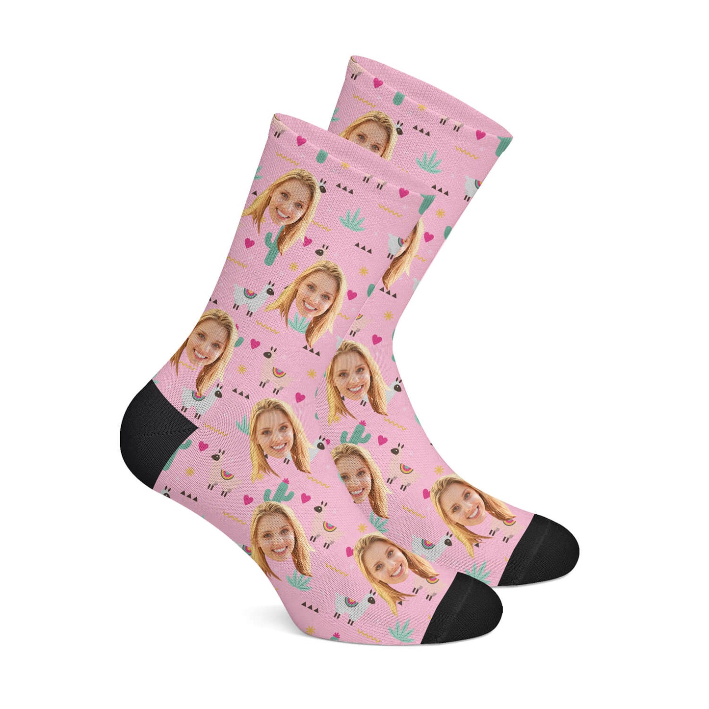 Custom Alpaca Socks-Pink
