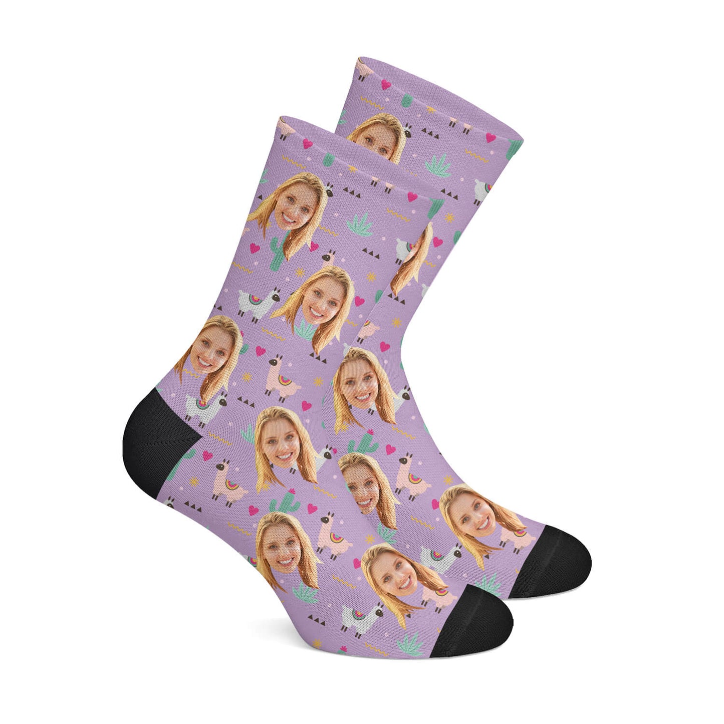 Custom Alpaca Socks-Purple