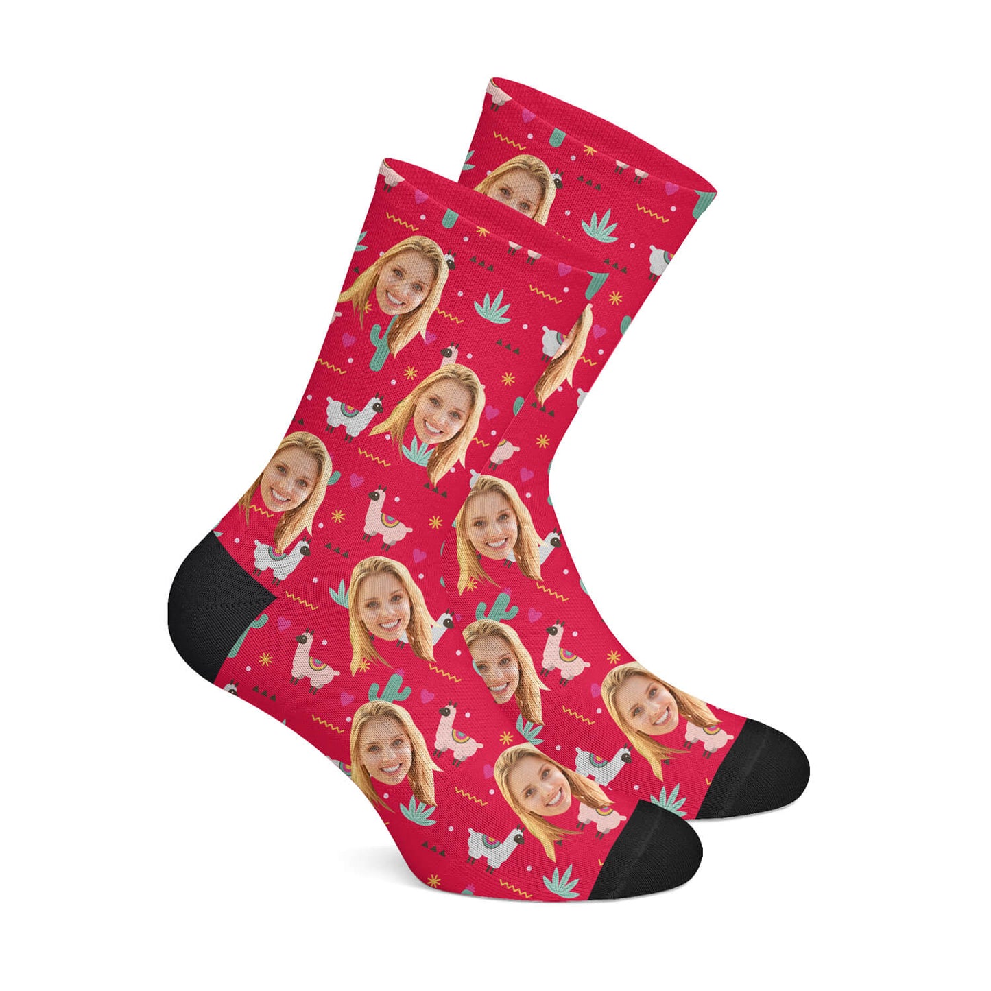 Custom Alpaca Socks-Red