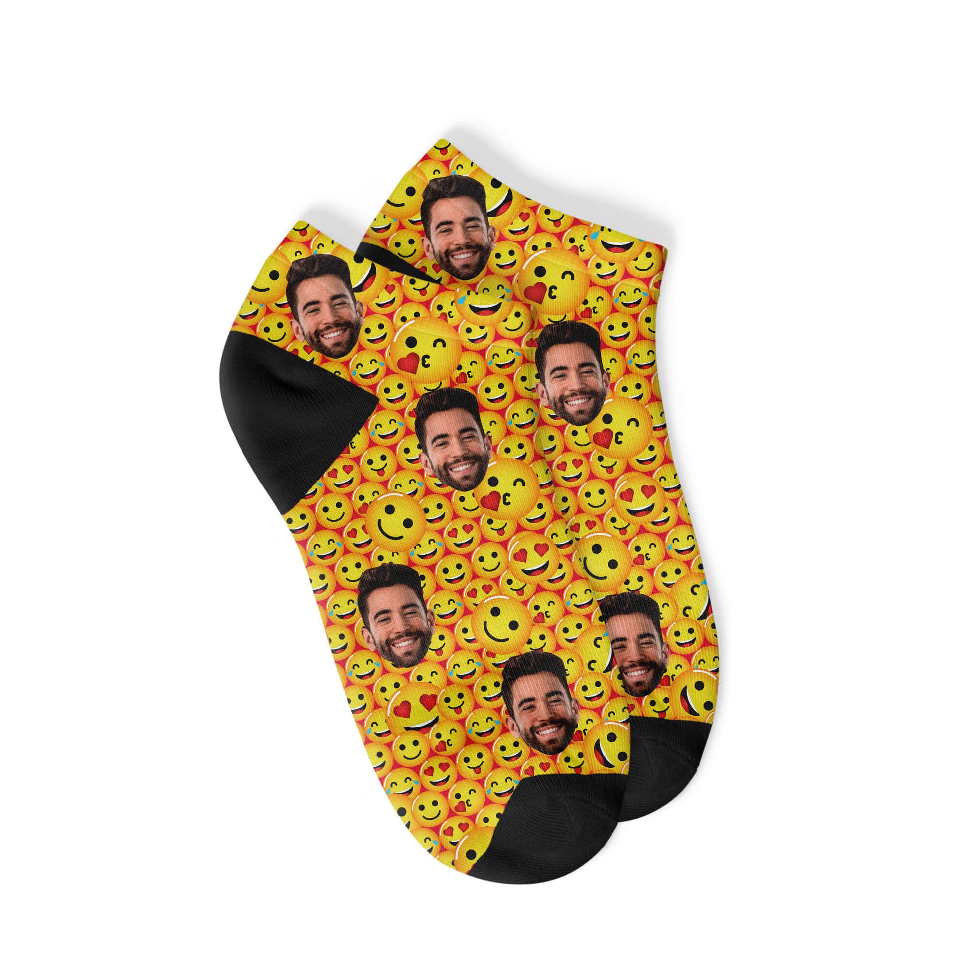 Custom EMOJI Sneaker Socks-