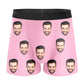 Custom Face Boxers-Pink