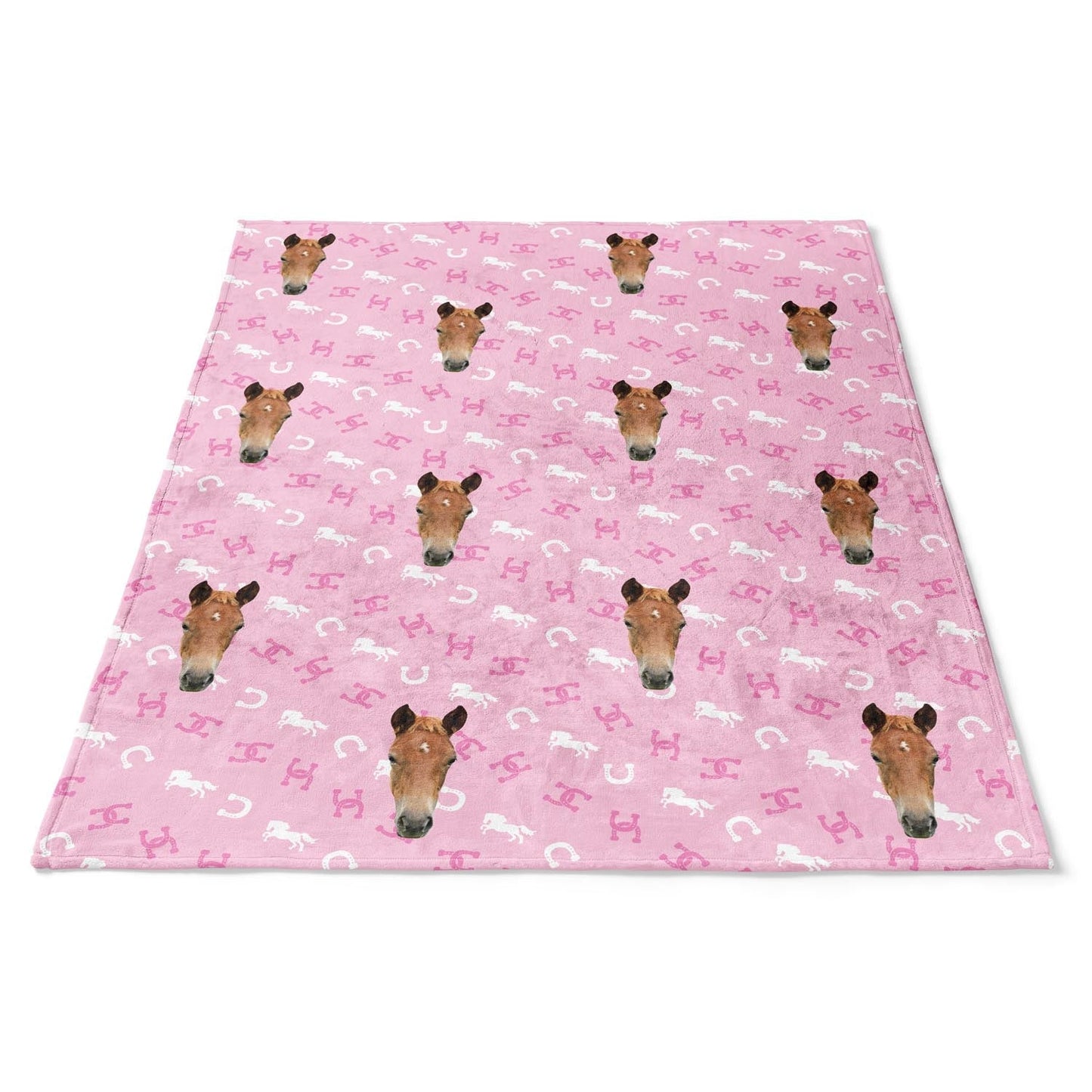 Custom Horse Blanket-Pink