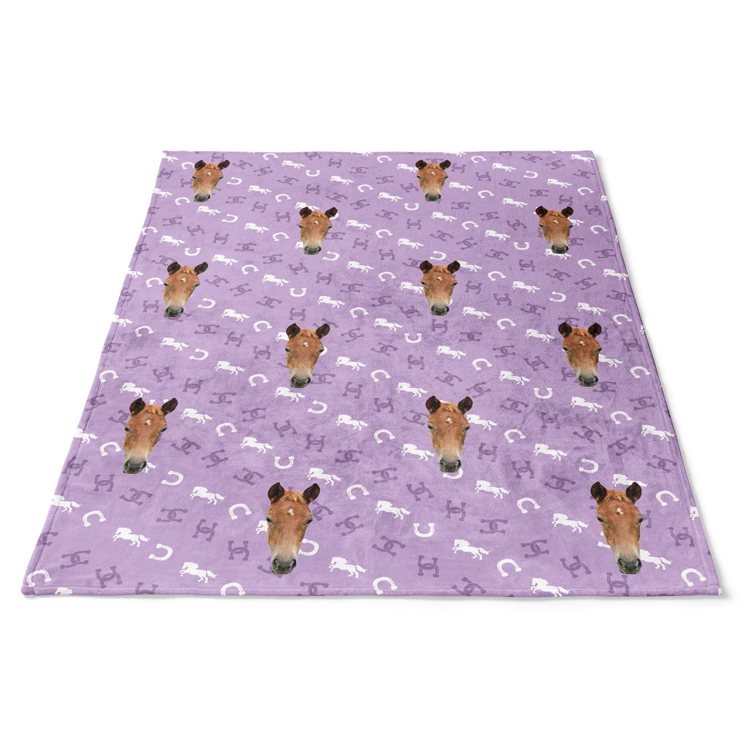Custom Horse Blanket-Purple