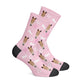 Custom Horse Socks-Pink