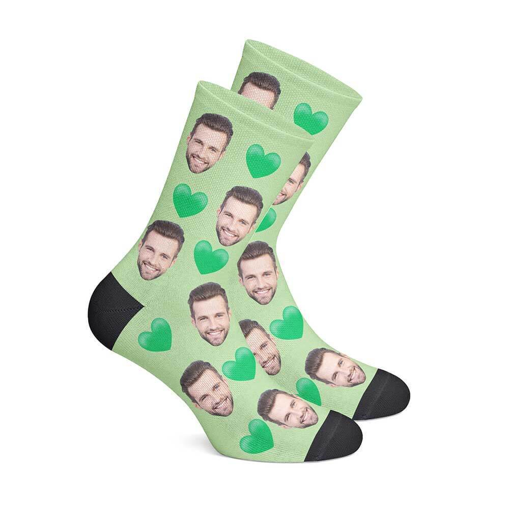 Custom Love Socks-Green