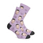 Custom Love Socks-Purple