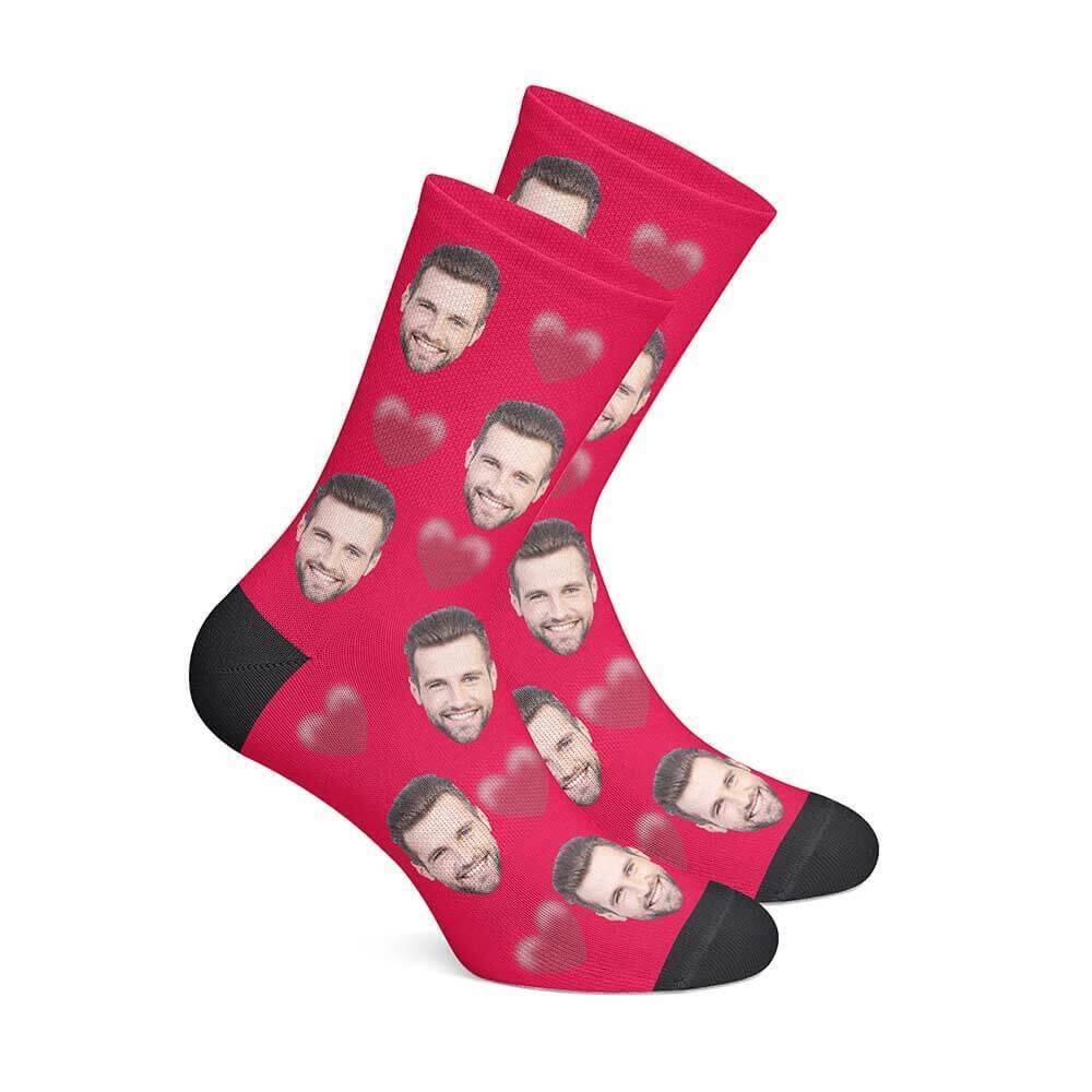 Custom Love Socks-Red