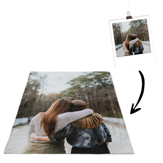 Custom Photo Blanket-M (130cm x 150cm)