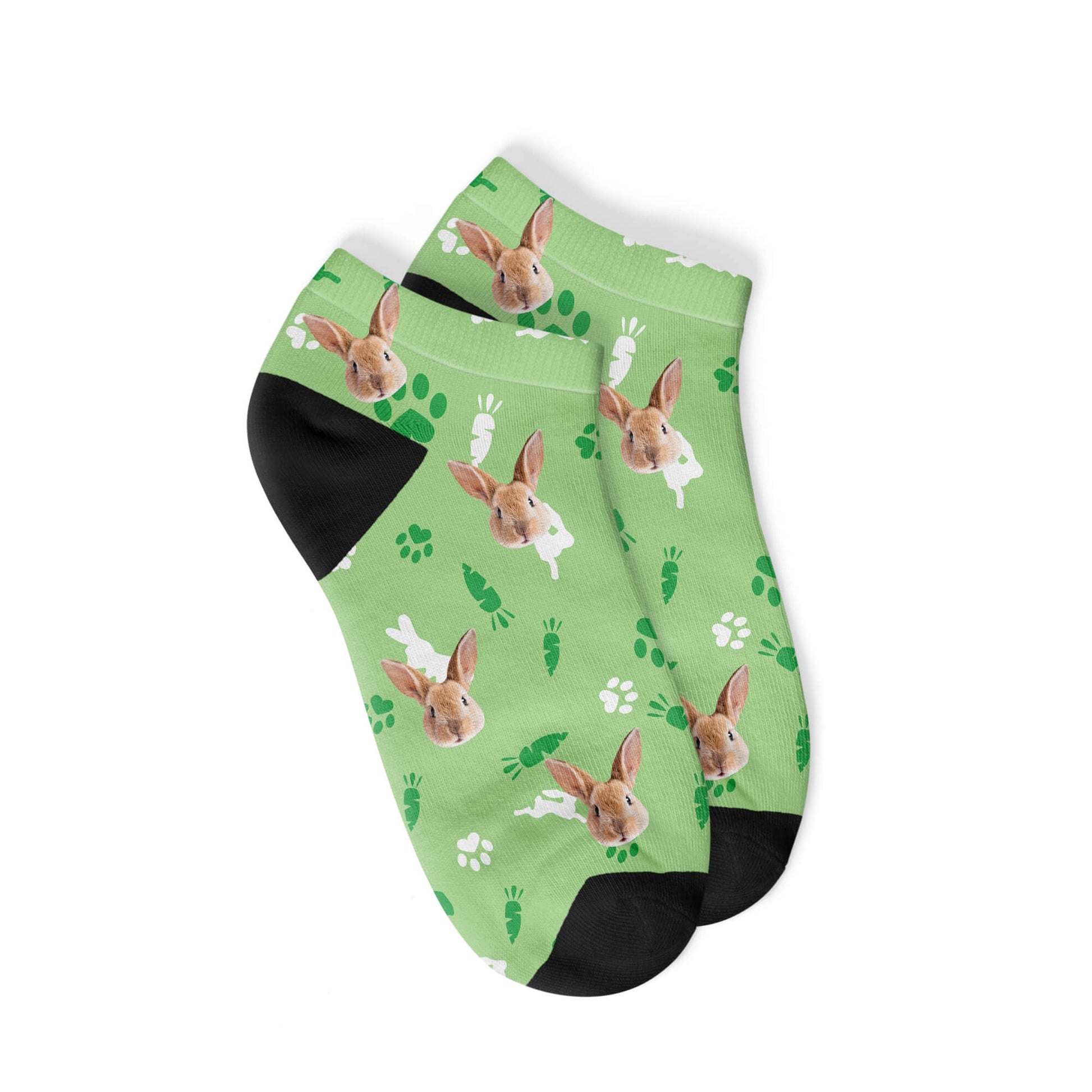Custom Rabbit Sneaker Socks-